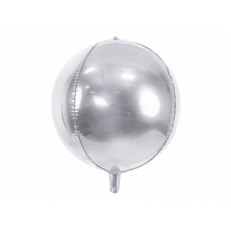 Ballon en aluminium 40cm argent 