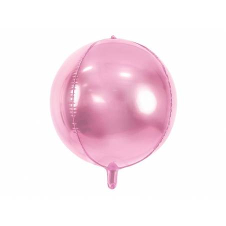 Ballon en aluminium 40 cm rose pâle 