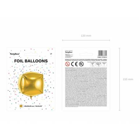 Foil Ballons Cubic 35x35x35cm or 