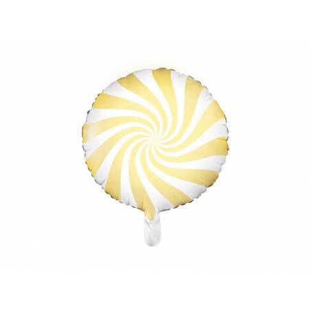 Bonbons Foil Ballons 45cm jaune clair 
