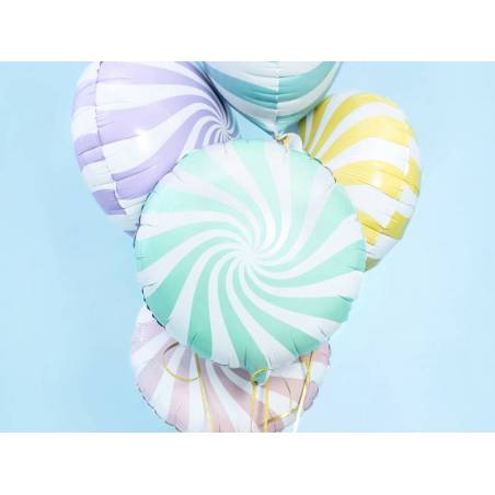 Bonbons en papier d'aluminium 45cm menthe 