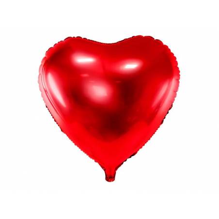 Foil Ballons Heart 61cm rouge 