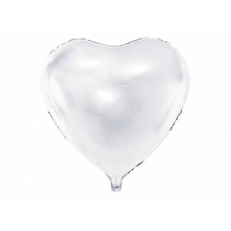 Foil Ballons Heart 61cm blanc 