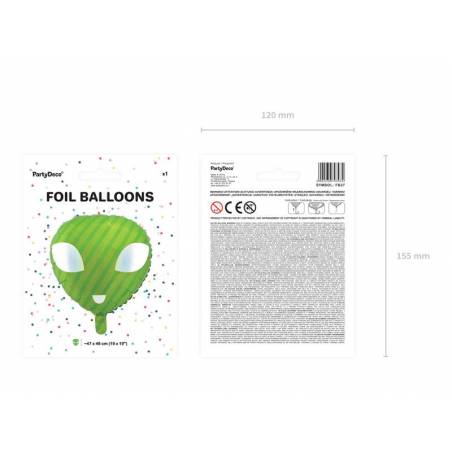 Foil Ballons UFO 47x48cm 
