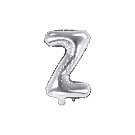 Foil Ballons Lettre Z 35cm argent 