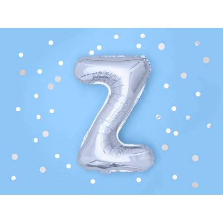 Foil Ballons Lettre Z 35cm argent 