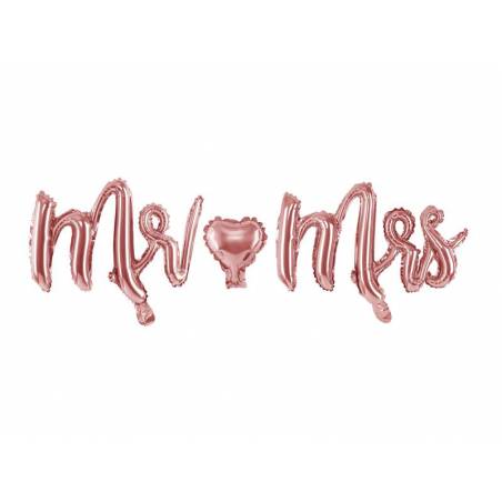 Foil Ballons Mr Mrs or rose 69x125cm Foil Ballons Mr Mrs or rose 69x125cm