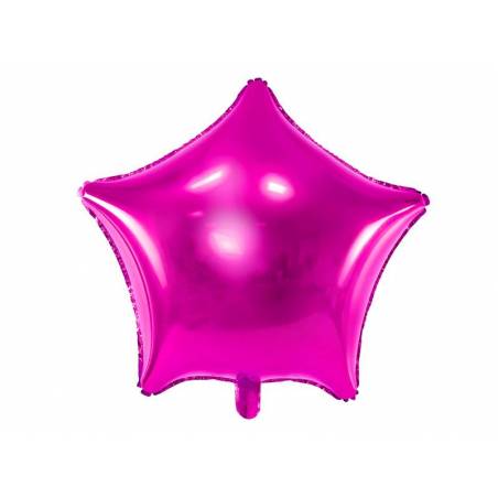 Foil Ballons Star 48cm rose foncé 