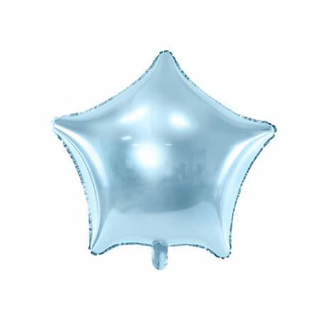 Foil Ballons Star 48cm bleu ciel 