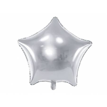 Étoile ballon ballon 48cm argent 