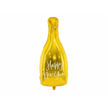 Bouteille de ballon d'aluminium 32x82cm or 