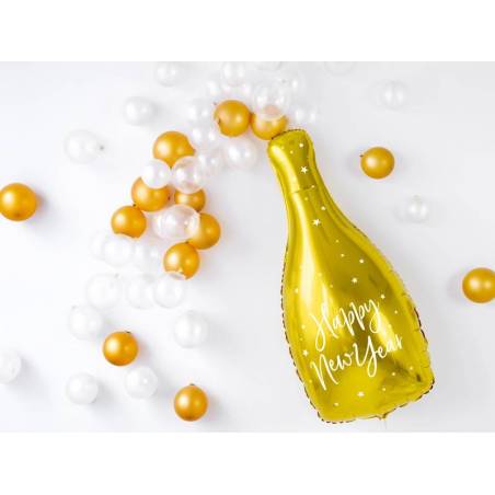 Bouteille de ballon d'aluminium 32x82cm or 