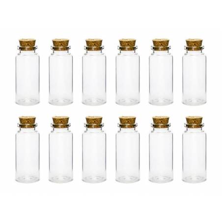 Bouteilles en verre avec bouchon en liège 75 cm Bouteilles en verre avec bouchon en liège 75 cm