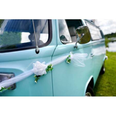 Guirlande de tulle blanche 17 m 