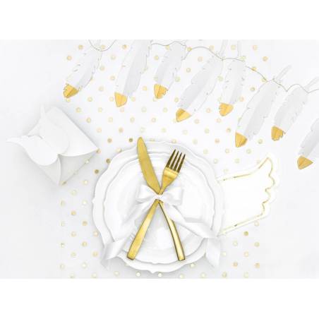 Plumes de guirlande blanches 16 m 
