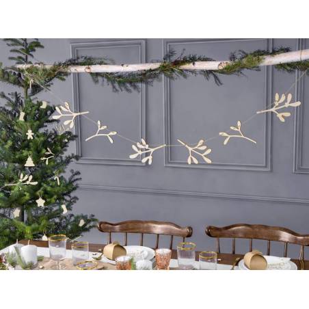 Guirlande en bois Gui 127cm 