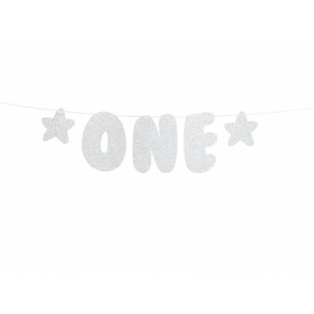 Bannière 1er anniversaire - Un 115x50cm Bannière 1er anniversaire - Un 115x50cm
