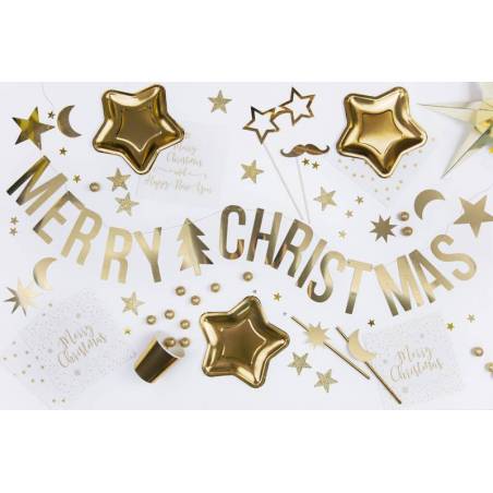 Bannière Joyeux Noël or 10.5x150cm Bannière Joyeux Noël or 10.5x150cm