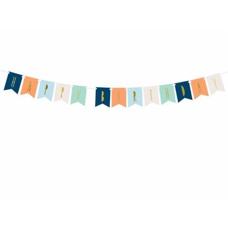 Banniere Joyeux Anniversaire Assortiment 115 X 140 Cm
