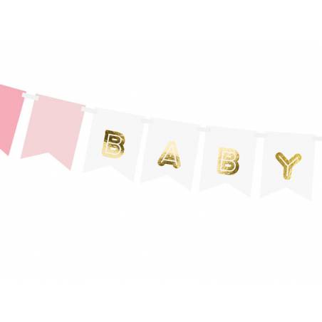 Bannière Baby Girl mélange 15 x 175 cm 