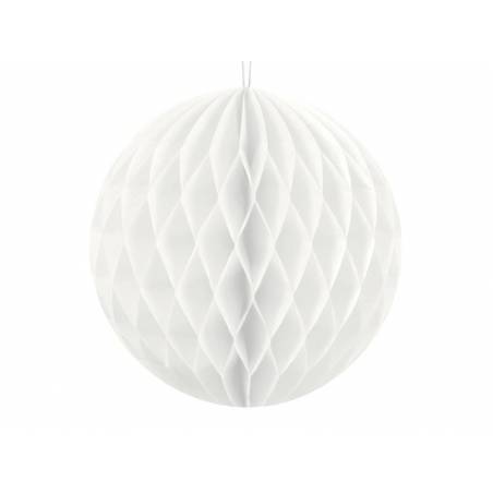 Balle en nid d'abeille blanche 10cm 