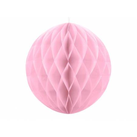 Balle en nid d'abeille rose clair 20cm 