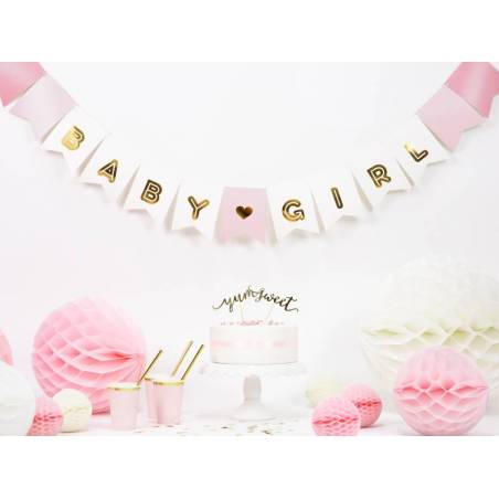 Balle en nid d'abeille rose clair 20cm 