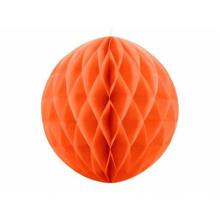 Balle en nid d'abeille orange 30cm 