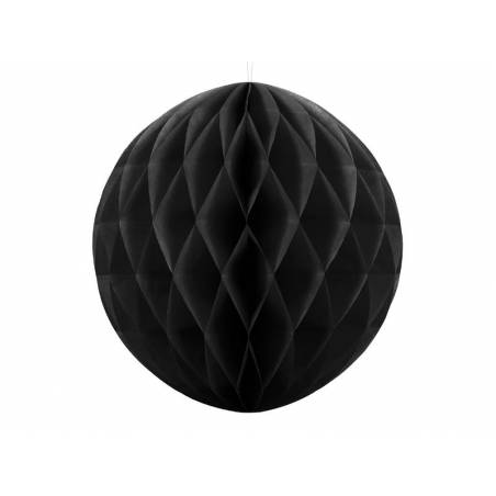 Balle en nid d'abeille noir 40cm 