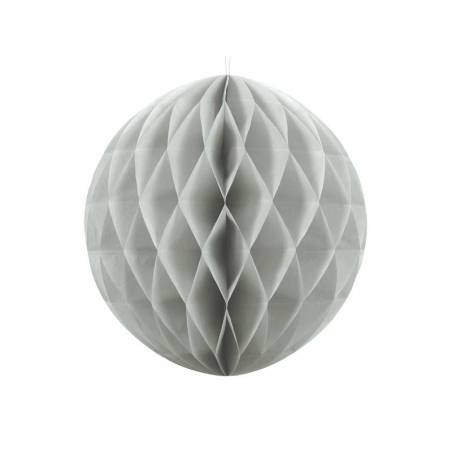 Balle en nid d'abeille gris clair 40cm 