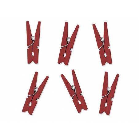 Piquets en bois rouge 
