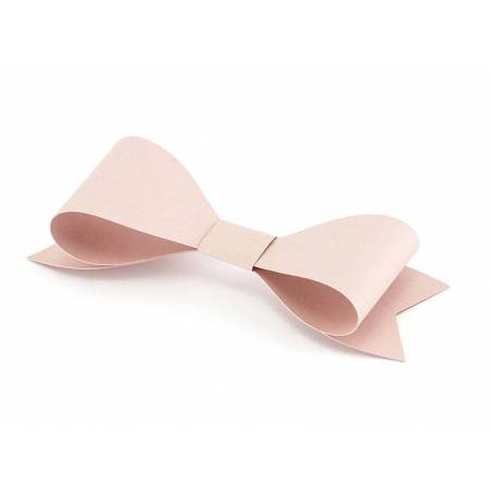 Décorations en papier Noeuds rose poudré 