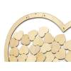 Livre d'or en bois - Coeur 44x37.5cm Livre d'or en bois - Coeur 44x37.5cm