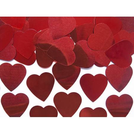 Confetti Hearts rouge 25mm 10g 