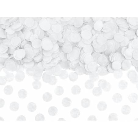 Cercles de confettis blancs 15g 