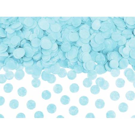 Cercles confettis bleu ciel 15g 