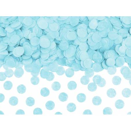 Cercles confettis bleu ciel 15g 