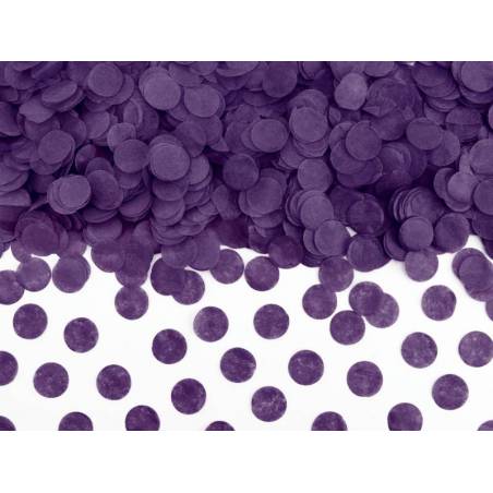 Cercles Confettis violet 15g 