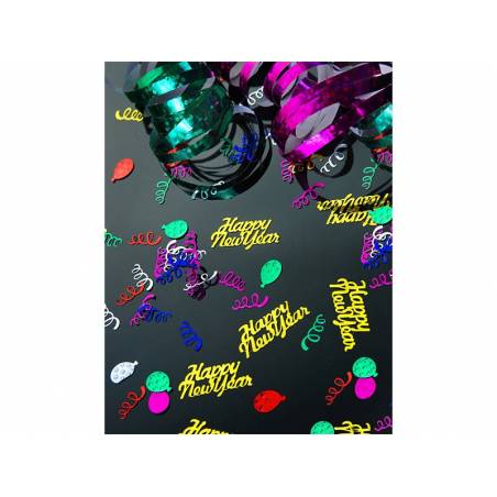 Confettis Happy New Year or 4 x 2cm 3g 