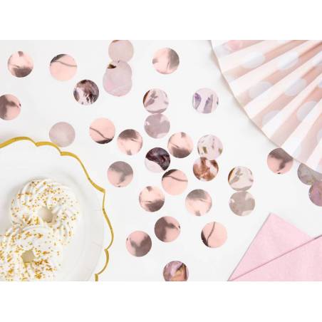Cercles Confettis or rose 15g 