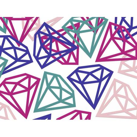 Diamants de confettis mélanger 