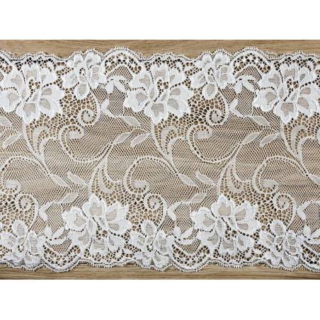 Dentelle blanc cassé 018 x 9m 