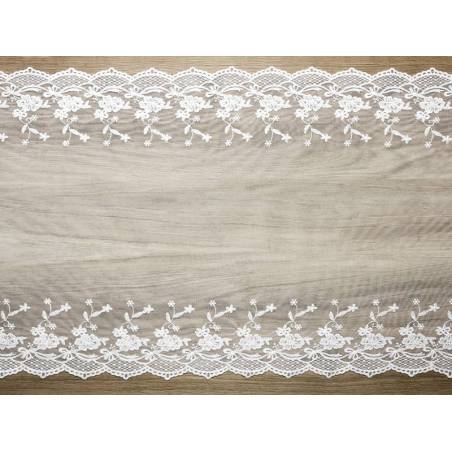 Dentelle blanc cassé 045 x 9m 