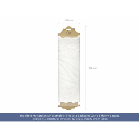 Dentelle blanc cassé 045 x 9m 