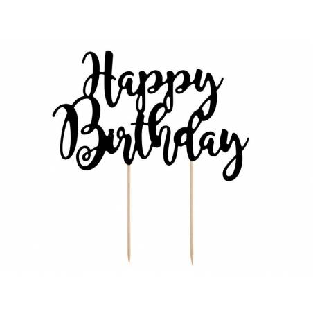 Gateau Bon Anniversaire Noir 22 5cm Gateau Bon Anniversaire Noir 22 5cm