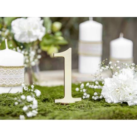 Numéros de table en bois 10.5cm Numéros de table en bois 10.5cm
