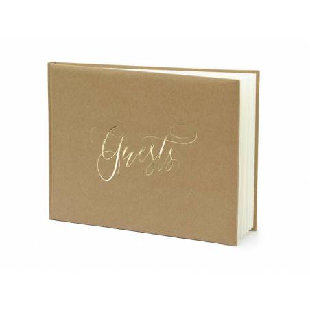 Livre d'or 24x18.5cm kraft 22 pages 