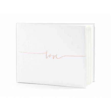 Livre d'or Love 24x18.5cm 22 pages 