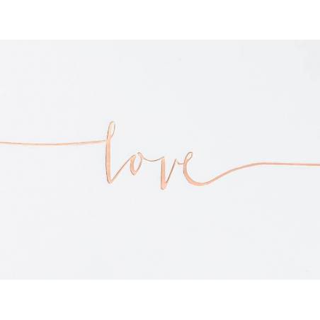 Livre d'or Love 24x18.5cm 22 pages 