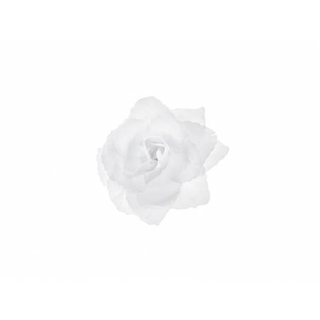 Roses autocollantes blanches 9cm 